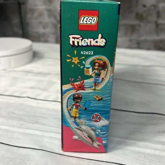 LEGO Friends Beach Water Scooter Fun Set 42623 – 84 pcs – New in Box 🏖️🐬 - Picture 5 of 6